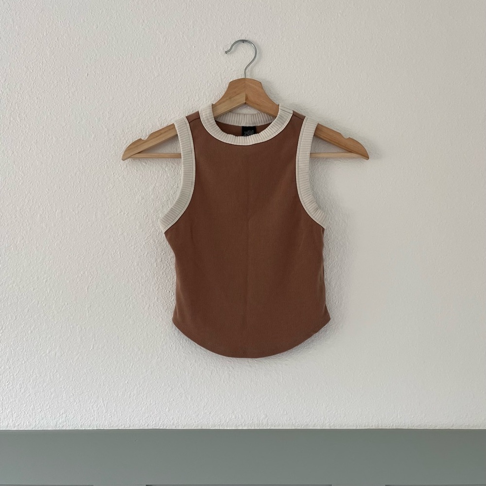 Wild Fable Ribbed Crop Tank Top